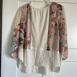 3/4 sleeve blouse